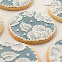 Brush Embroidered Royal Icing Decorated Cookies by SweetAmbs
